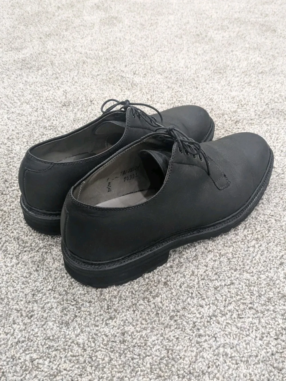 Alden Black Oiled Nubuck Plain Toe Bulcher Cape Cod Shoes 9433S Size 9 B/D